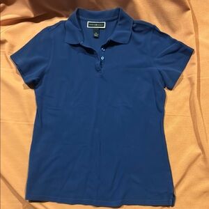 Women's Blue Polo Shirt